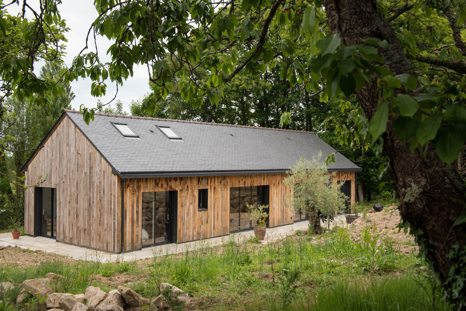 Construction d&rsquo;une maison à La Gouesnière